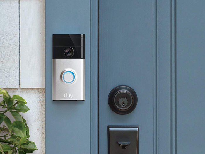 The Ring video doorbell