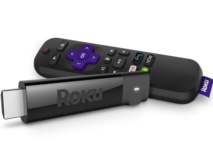 A Roku streaming stick