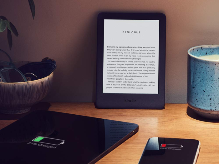 The Kindle e-reader