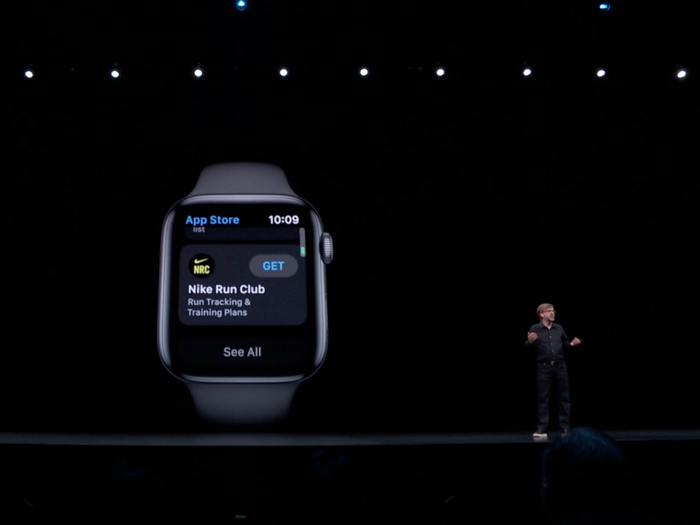 With WatchOS 6, you can search right in the App Store on your Watch device for apps, then purchase and install them onto your wearable.