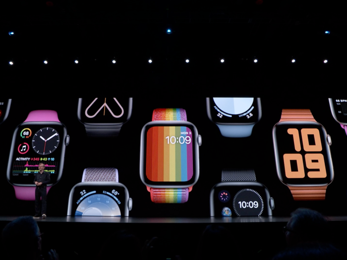 The latest update adds a number of new watch faces to Apple