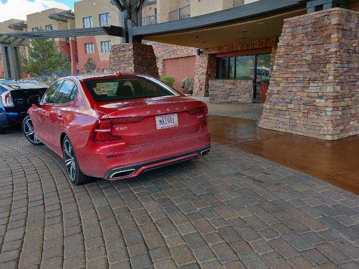 By late afternoon, we reached our hotel in Sedona. Our car was a bit dirty, but still performing well.