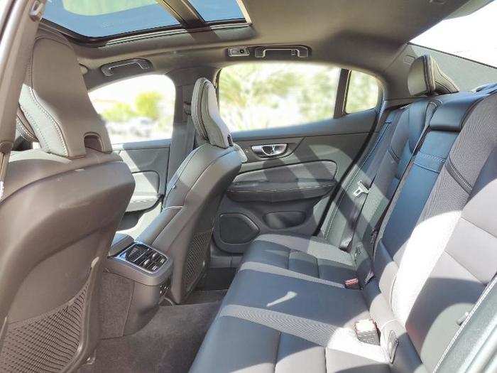 The S60 offers adequate room for a pair of rear-seat passengers. Tall people may find it to be a tight squeeze if there