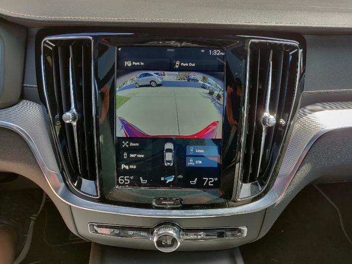 The touchscreen is also home to Volvo