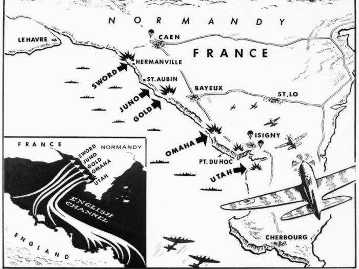 War planners laying out the spearhead into continental Europe created around 17 million maps to support the operation.