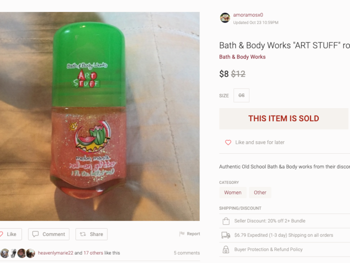 However, as we all know, some products were simply just too good to last, like the Bath & Body Works Art Stuff line.