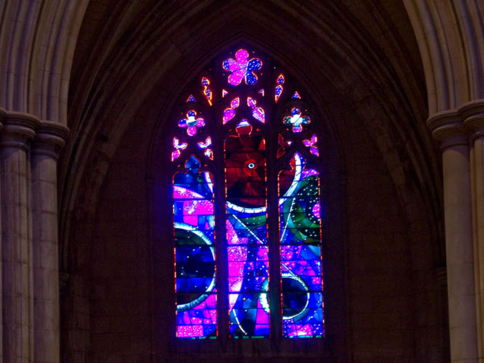 The National Cathedral holds a 3-billion-year-old piece of space.