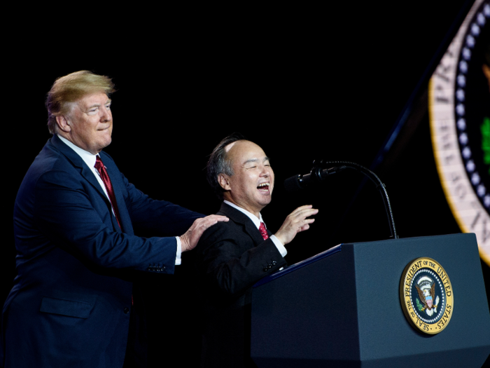 The SoftBank CEO has also publicly met with President Donald Trump on a few separate occasions, including at Trump Tower in New York a month after Trump was elected.