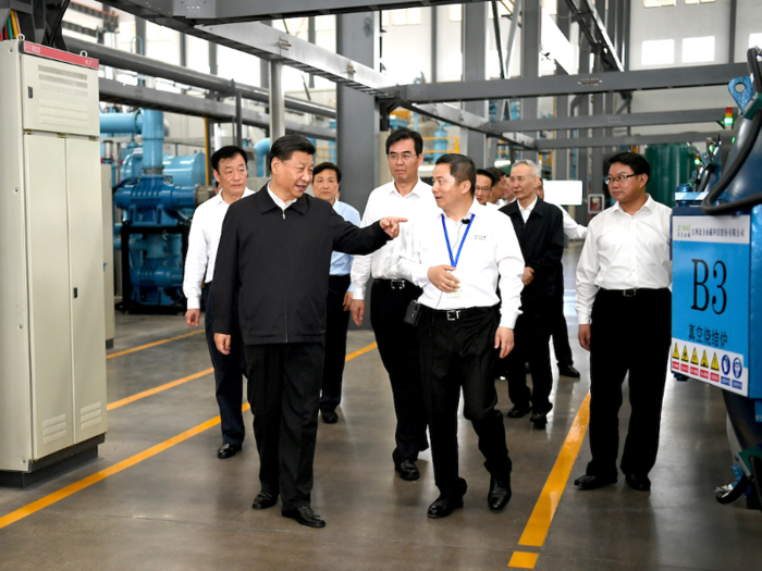 On May 21, Chinese president Xi Jinping visited one of the country