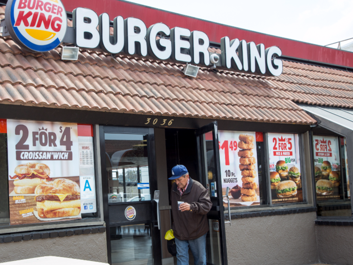 Burger King: $1.9 million to $3.3 million