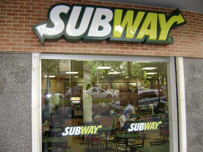 Subway: $116,000 to $263,000