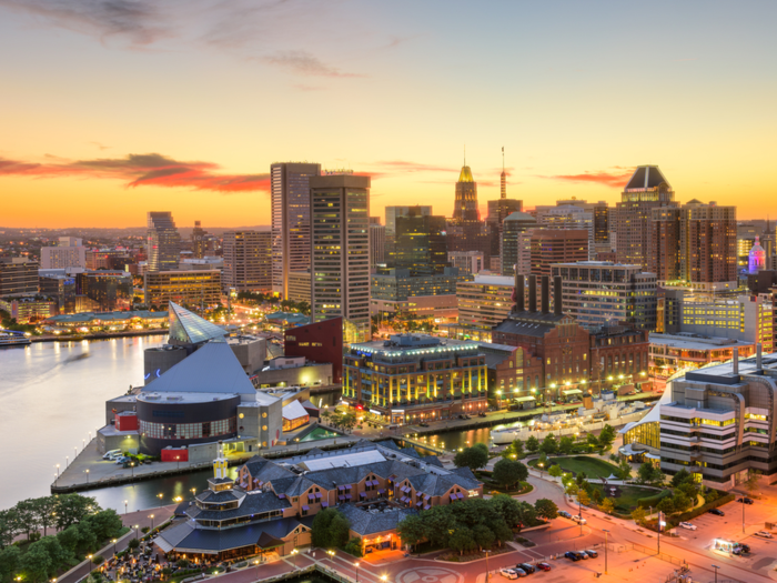 13. Baltimore, Maryland