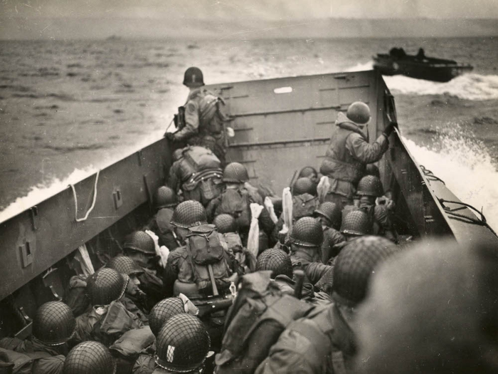 3. The first troops on Omaha Beach