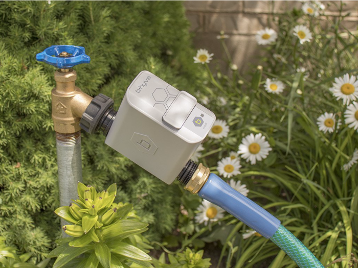 A smart hose timer that lets him control the watering from anywhere