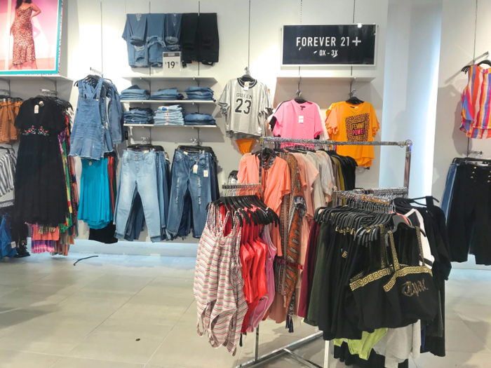 Beyond attempts at splashy collections, Forever 21 has also tried to expand its reach by engaging new demographics like the plus-size market.