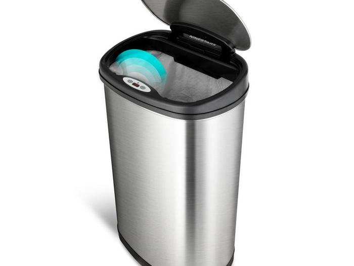 iTouchless SoftStep no-hands trash can