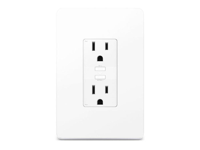 Kasa Smart Wi-Fi in-wall power outlet