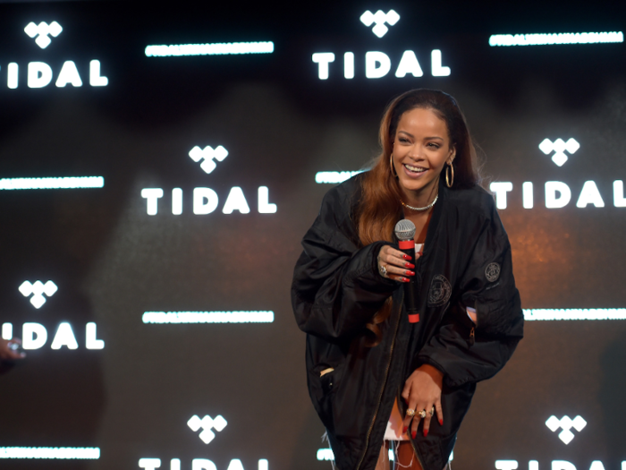 Rihanna is also part-owner in the streaming service Tidal, which has sold stakes for millions of dollars.