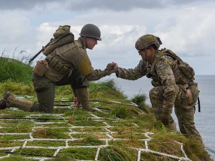 "For us in the 2nd Ranger Battalion, this was our baptism by fire," Maj. Ross Daly, who participated in Wednesday