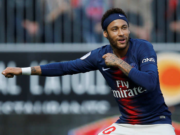 2: Paris Saint-Germain striker Neymar is worth $206 million.