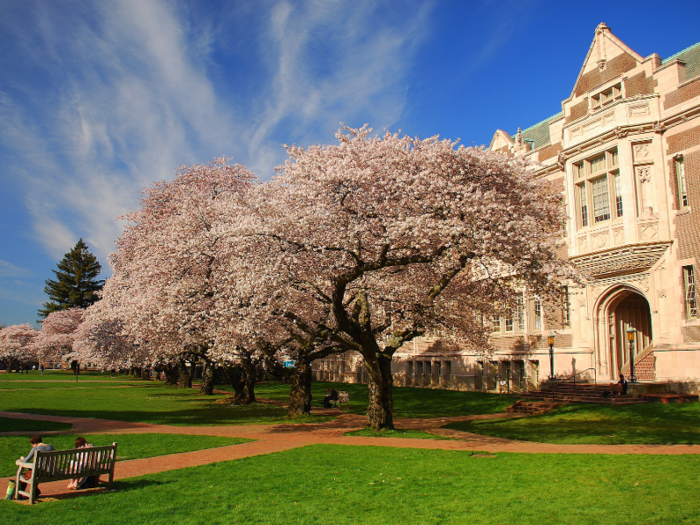 3. Washington: 69.3% of students at colleges in Washington graduated within six years.