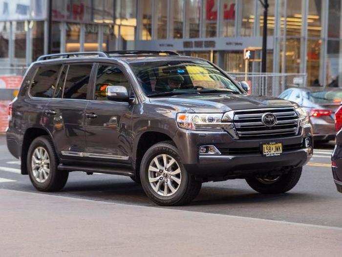 You fear nothing in the Toyota Land Cruiser. It fills space and then fills it some more.