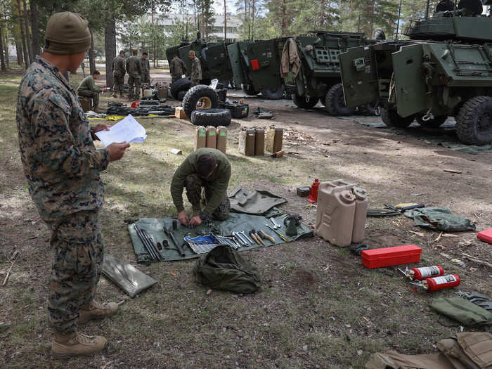 This year, a wider variety of Marine Corps wheeled and tracked vehicles were included to facilitate faster-paced and more complex drills, according to a Marine release.