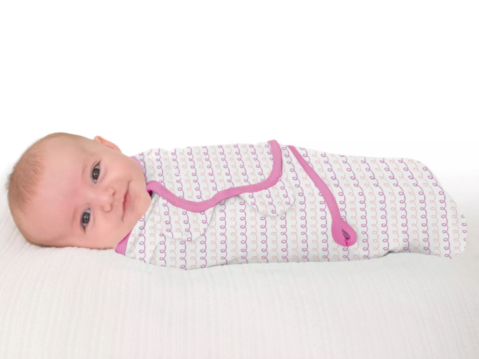 How to swaddle using hook and loop closures