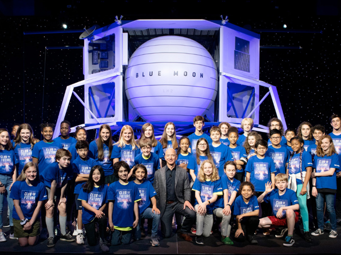 Bezos admits the technology does not yet exist to make this happen. But he expects it to within a few generations. So he launched a "Club for the Future" to inspire kids to "preserve the Earth and unlock the potential of living and working in space."