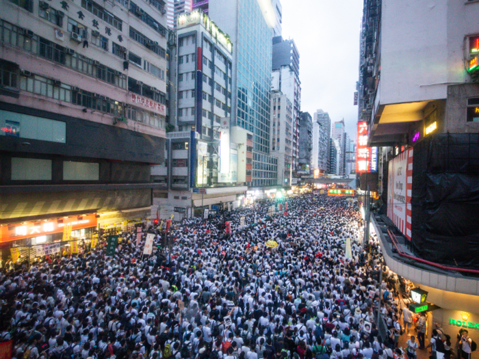 Hong Kong is a semiautonomous territory in China. The British colonized the area for 150 years. Since handing back the territory to China in 1997, the two governments agreed to allow Hong Kong to retain its own legal systems until 2047.