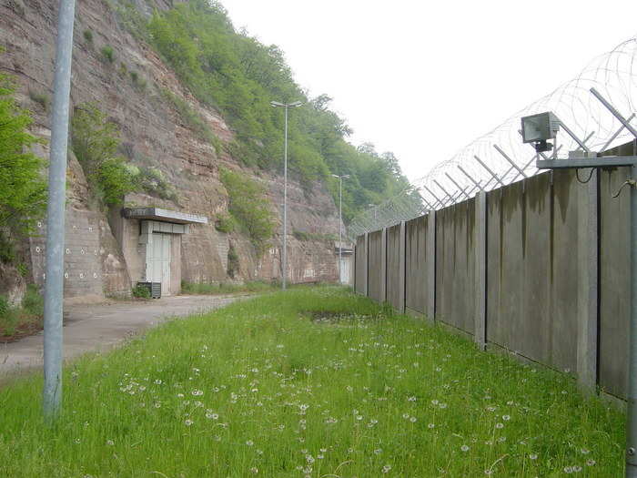 The shelter was once a storage space for Soviet military equipment during the Cold War, according to the company