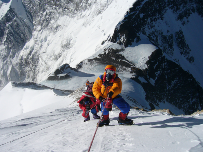 Sherpa said she carries out special summiting rituals. "I talk with the mountain," she said, "very quiet." She also meditates, envisioning the successful climb and telling the mountain not to kill her.