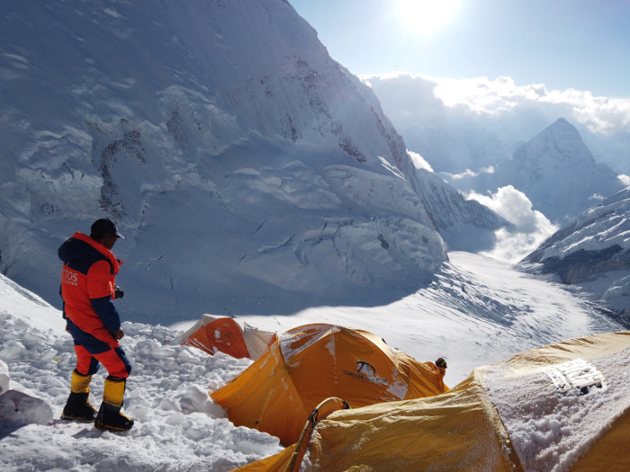 The debilitating conditions at high altitudes are what makes mountaineering unique, Burke said. "Typical athletes are building up to game day — they