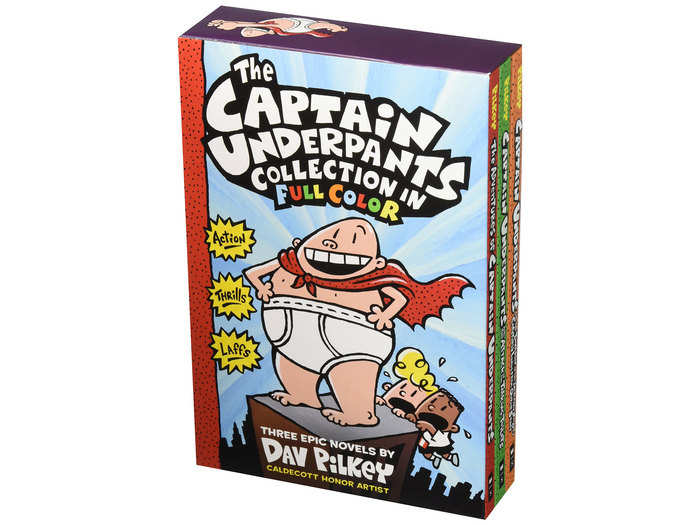 "Captain Underpants" series written and illustrated by Dav Pilkey