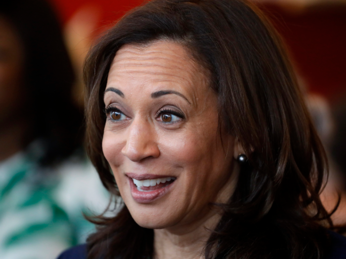 Sen. Kamala Harris: 63%
Women voters: 69%, Male voters: 58%