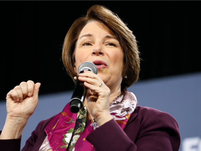 Sen. Amy Klobuchar: 48%
Women voters: 54%, Male voters: 43%