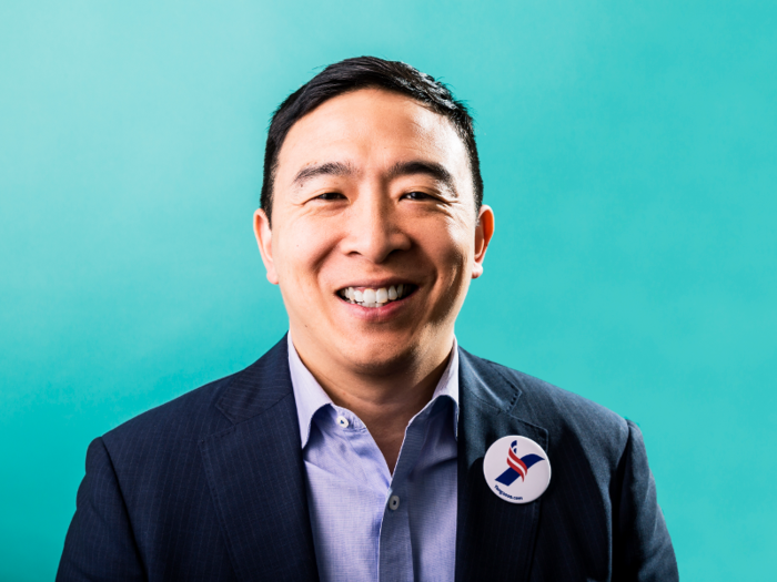 Entrepreneur Andrew Yang: 45%
Women voters: 35%, Male voters: 49%