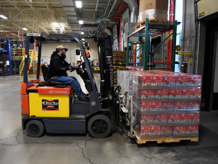 Forklift drivers in Costco warehouses say they earn average salaries of up to $20 an hour.