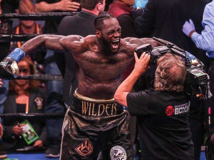 4: Heavyweight boxing champion Deontay Wilder made $30.5 million.