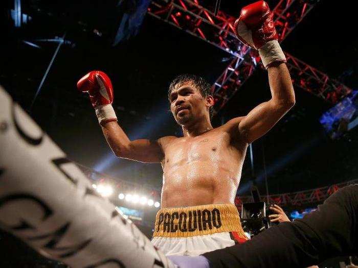 5: Welterweight boxing champion Manny Pacquiao made $26 million.