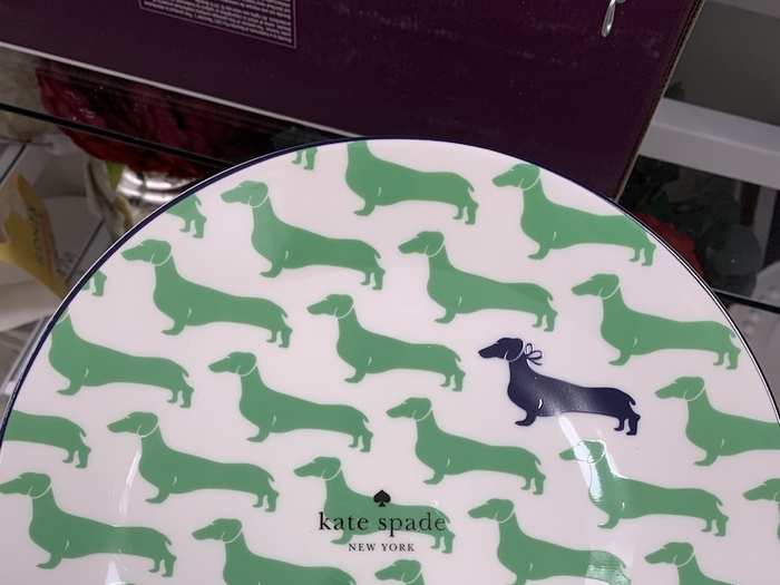 HomeGoods did have a few good name-brand finds in the clearance section, like this Kate Spade plate for only $8.