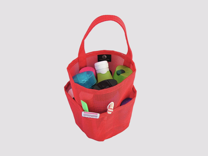 The best mesh shower tote