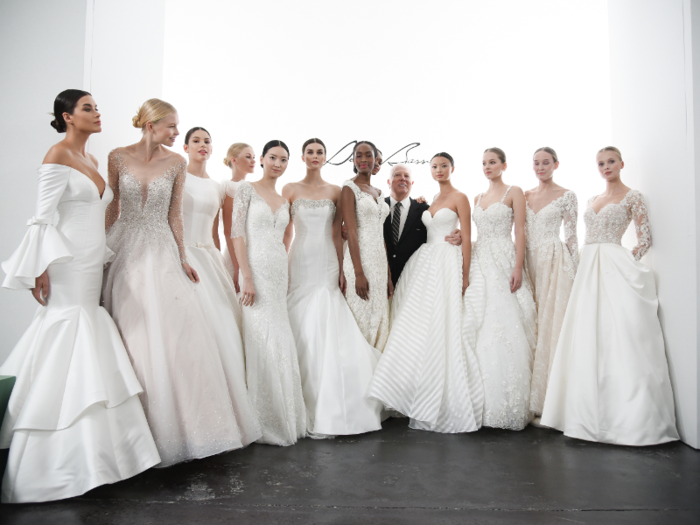 Among those designers is Dennis Basso, who debuted his private Kleinfeld label in 2009. Kleinfeld