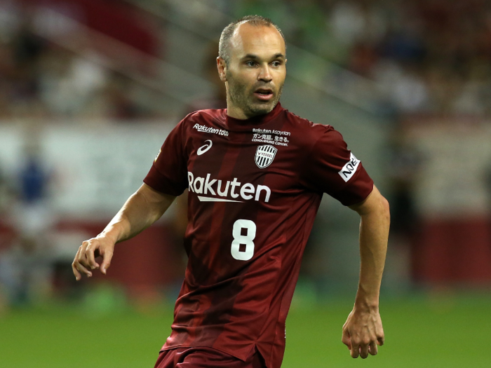 5. Andres Iniesta - $32.5 million (€28.7 million)