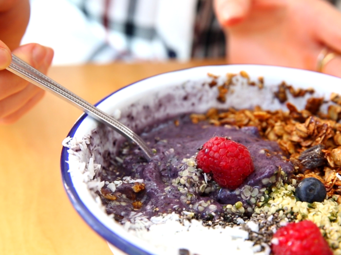 Acai bowls for happiness