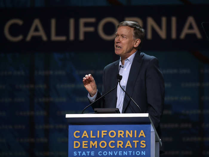 Former Colorado Gov. John Hickenlooper: "Good Life," by OneRepublic.