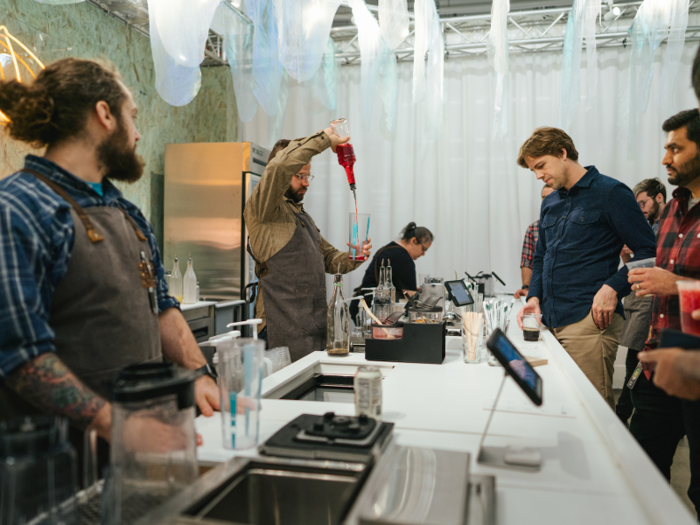 Starbucks has tested dozens of new beverages at Cold Pop, a mini store inside the Tryer Center where the company sells roughly 200 beverage a day to employees for $5 a drink.