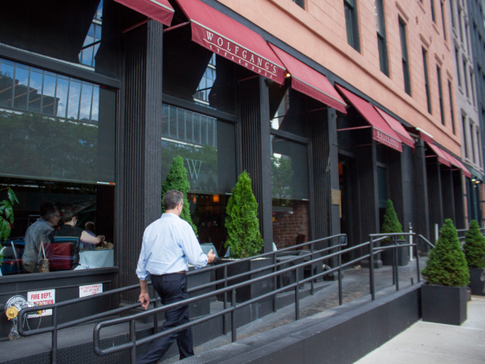 Tribeca is also home to upscale eateries.