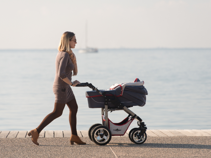 They push their kids around in thousand-dollar strollers.