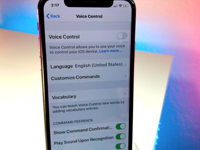 The Voice Control feature in iOS 13 has a ton of settings you can tweak: You can customize your own commands, and even choose the format for controlling whatever is on your screen.